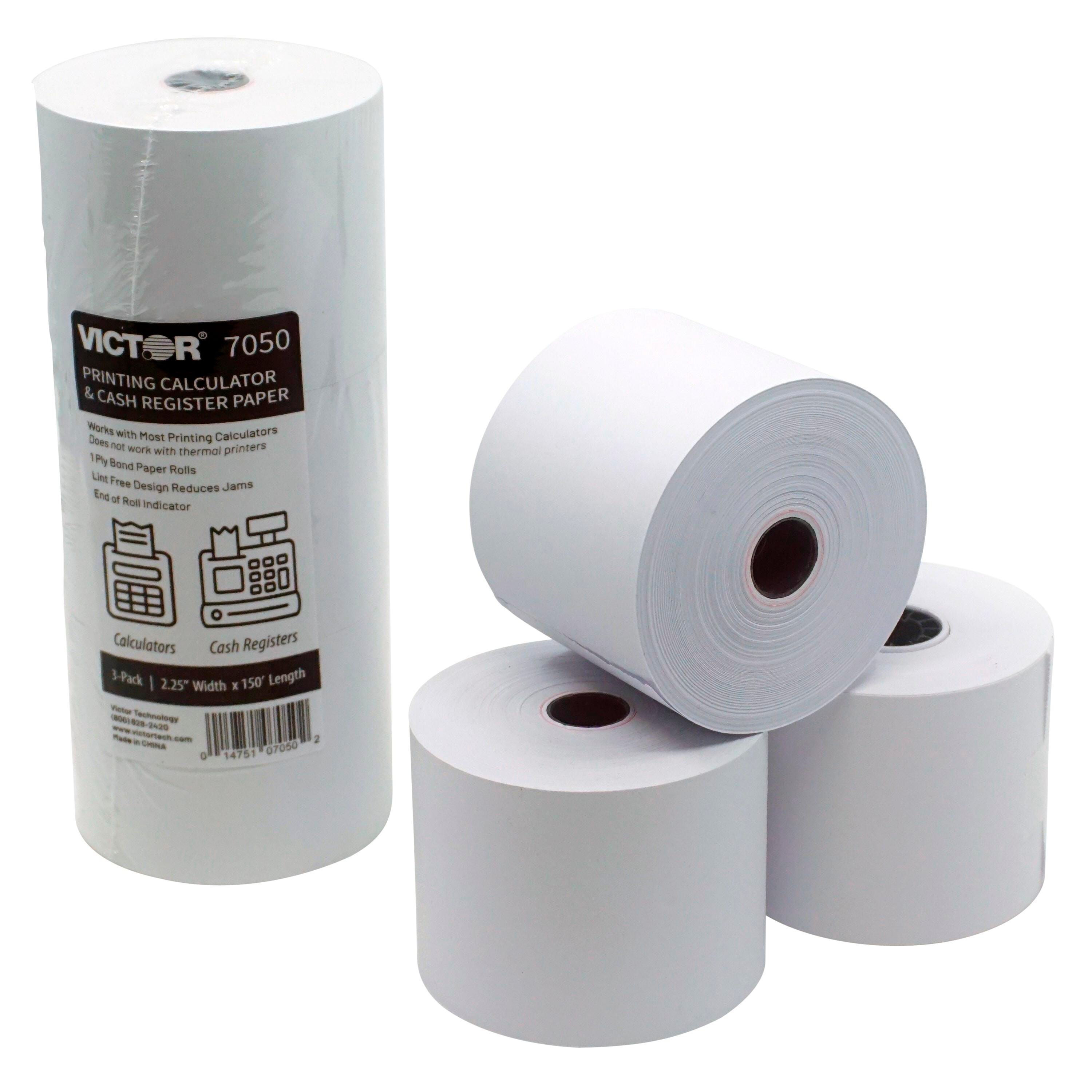 3 PACK ADDING MACHINE ROLL PAPER