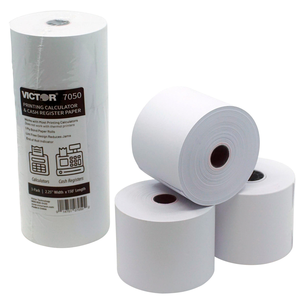 3 PACK ADDING MACHINE ROLL PAPER
