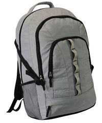 BACKPACK - HIGH SCHOOL STYLE - LIGHT GRAY - EACH