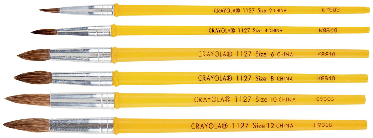 BRUSH CRAYOLA 1127 CAMEL HAIR WATERCOLOR SET OF 72