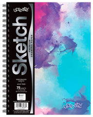 PAPER PAD WATERCOLOR SPLASH 9 X 12 IN 75 SHT