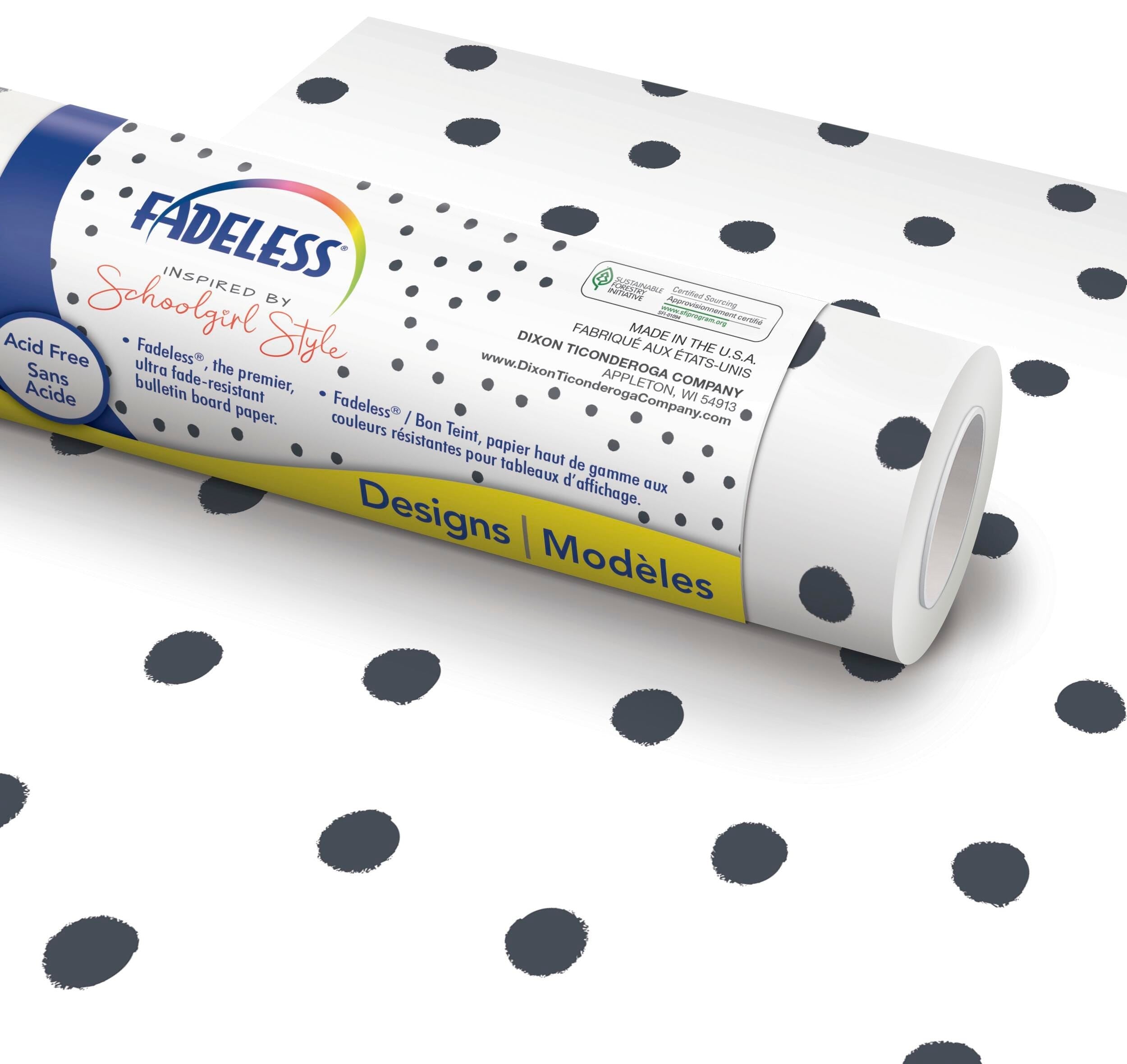 PAPER ROLL FADELESS PAINTED DOT 48 IN X 50 FT