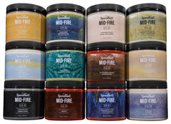 GLAZE SPEEDBALL MID-FIRE PINT SET OF 12