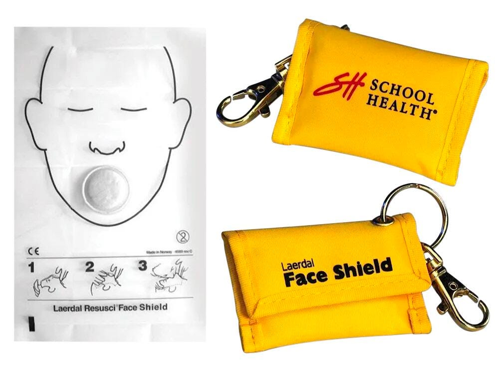 FIRST AID/HEALTH EQUIPMENT - SCHOOL HEALTH FACE SHIELD
