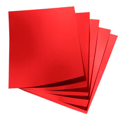 BOARD FOIL 8-1/2 X 11 IN RED 25 SHT