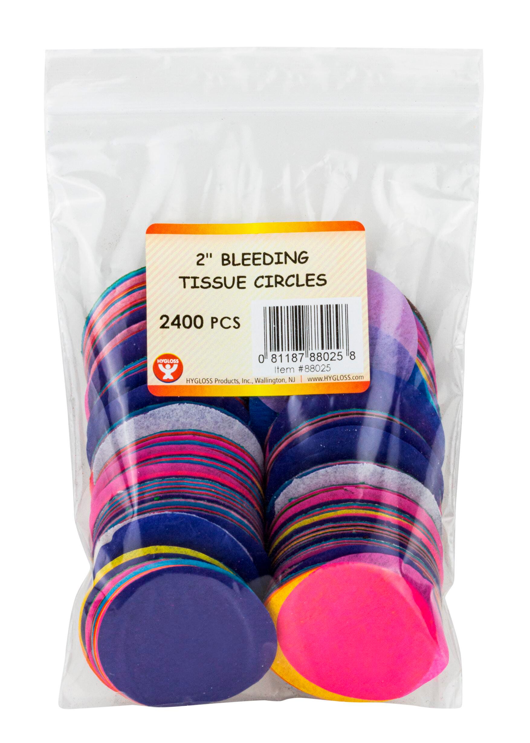 PAPER BLEEDING TISSUE 2 IN CIRCLES 2400 PCS