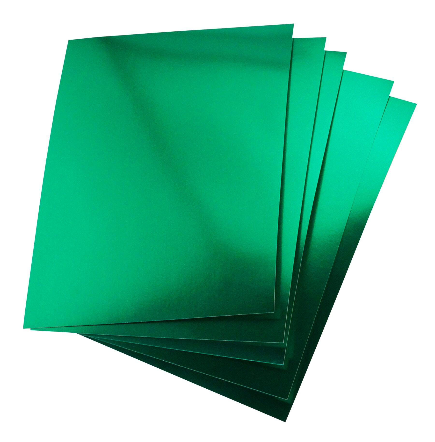 BOARD FOIL 8-1/2 X 11 IN GREEN 25 SHT