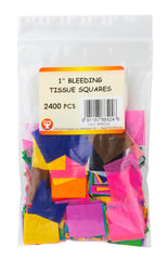 PAPER BLEEDING TISSUE 1 IN SQUARE 2400 PCS