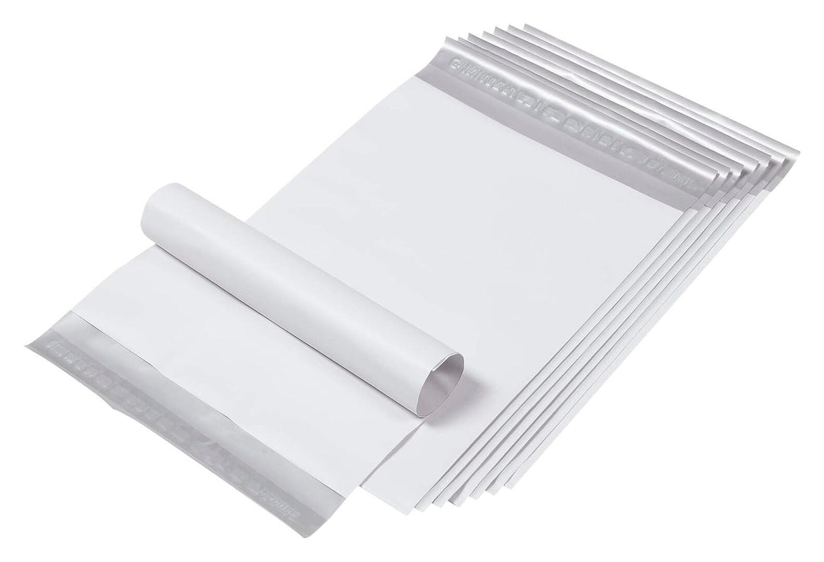 ENVLP POLY BBL MLR WHT 10 x 13 BOX OF 100