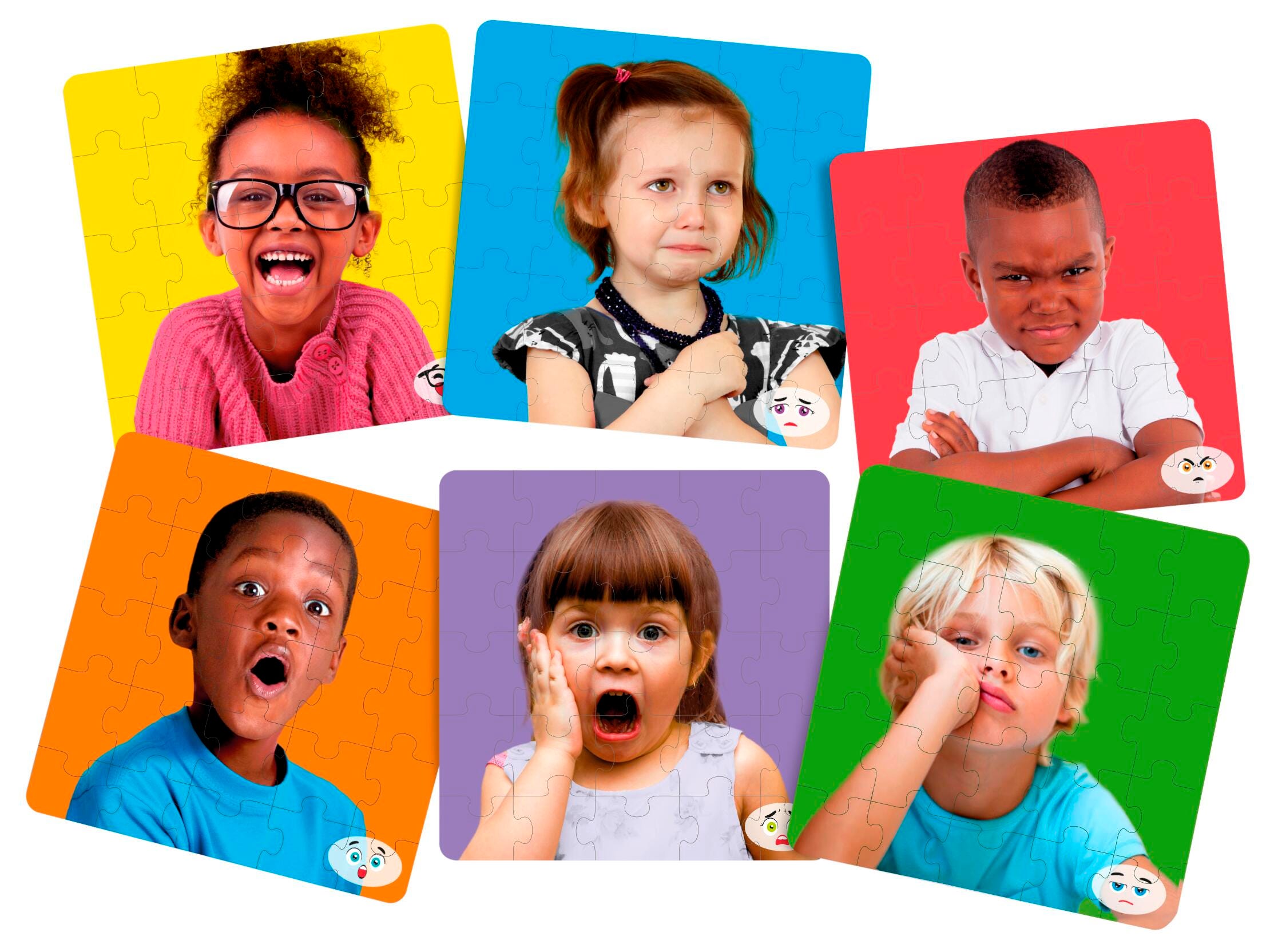 EMOTIONS PUZZLES SET OF 6