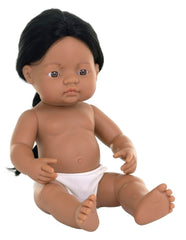 BABY DOLL NATIVE AMERICAN BOY 15 INCH