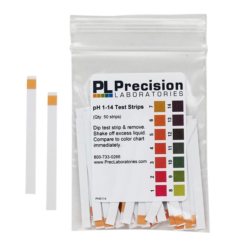 PH 1-14 PLASTIC TEST STRIPS PKG/50