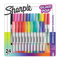 MARKER SHARPIE ULTRAFINE GLAM POP SET OF 24