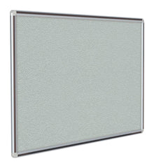 BULLETIN BOARD - GHENT - DECOAURORA VINYL BULLETIN BOARD - SATIN ALUMINUM FRAME - 4 H X 10 W FT - BLACK COLOR