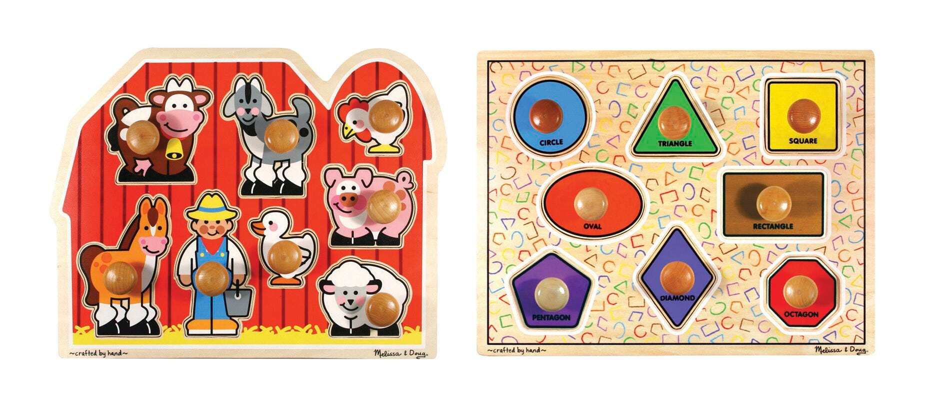 JUMBO KNOB PUZZLE SET OF 2