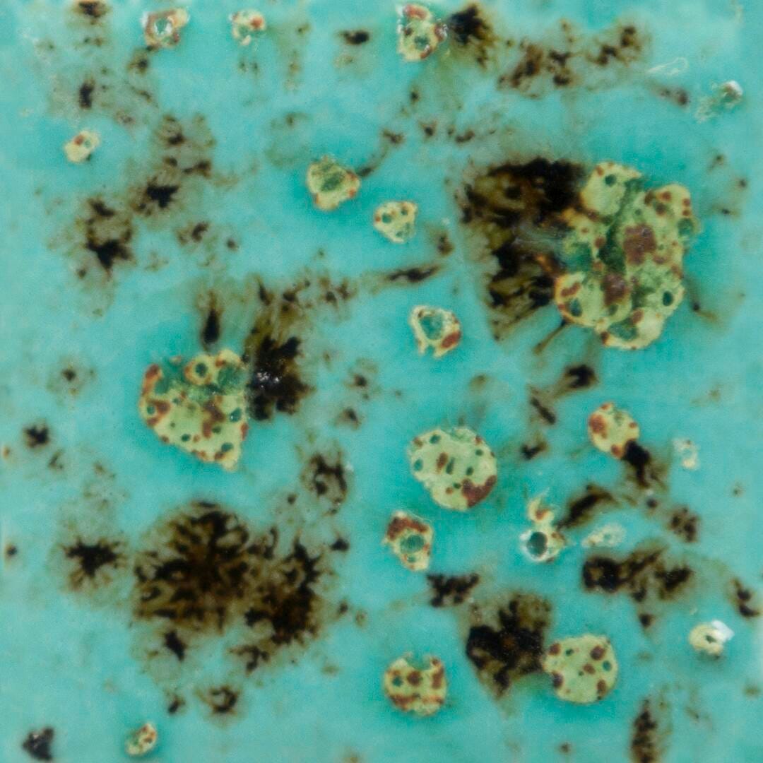 GLAZE MAYCO JUNGLE GEMS CG-1008 BLUE GUPPY PINT