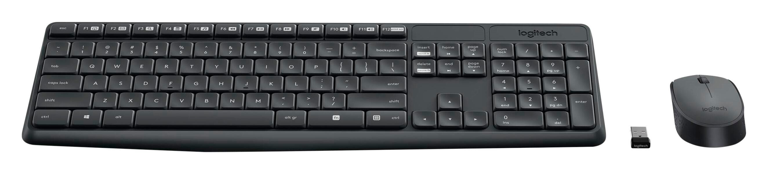LOGITECH - KEYBOARD MOUSE COMBO WIRELESS MK235 - LOG920007897
