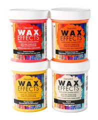 PAINT ARYLIC WAX EFFECTS WARM SET OF 4