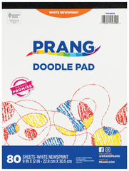 PRANG DOODLE PAD 9X12 IN 80 SHEETS