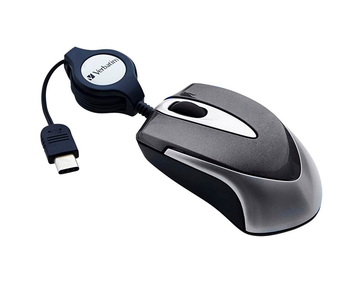 MOUSE TRAVEL MINI USB-C BLACK VERBATIM VER99235