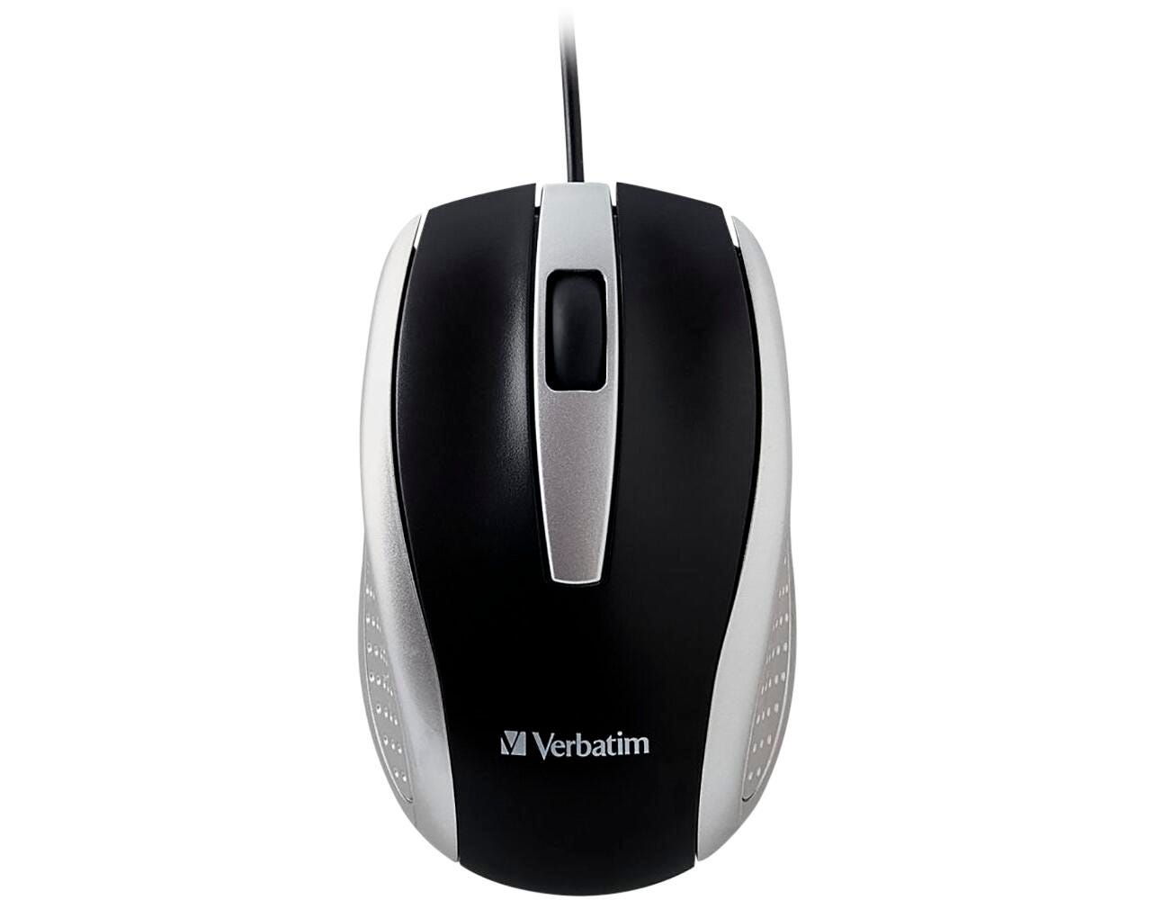 MOUSE WIRED OPTICAL SILVER VERBATIM VER99741