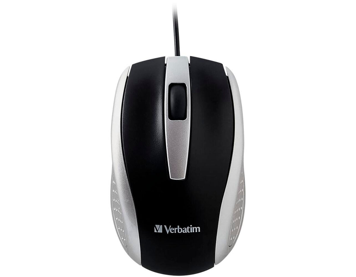 MOUSE WIRED OPTICAL SILVER VERBATIM VER99741
