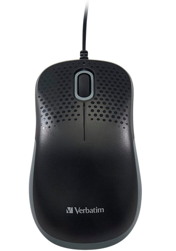 MOUSE WIRED OPTICAL SILENT BLACK VERBATIM VER99790
