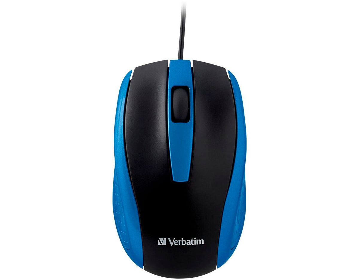 MOUSE WIRED OPTICAL BLUE VERBATIM VER99743