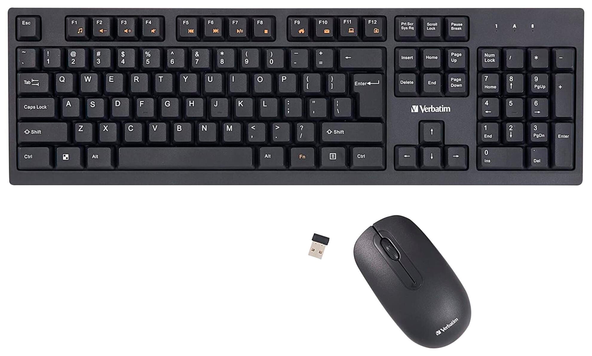 KEYBOARD MOUSE COMBO WIRELESS VERBATIM VER70724