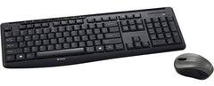KEYBOARD MOUSE COMBO WIRELESS BLACK VERBATIM VER99779