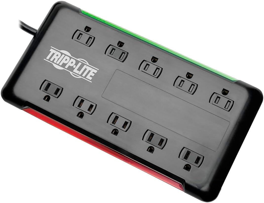 SURGE PROTECTOR 10 OUTLET 6 FT CORD BLACK TRPTLP1006B