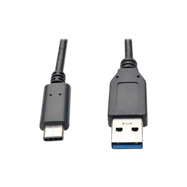 CABLE USB C TO USB A M/M 3 FT BLACK TRIPP LITE TRPU428003