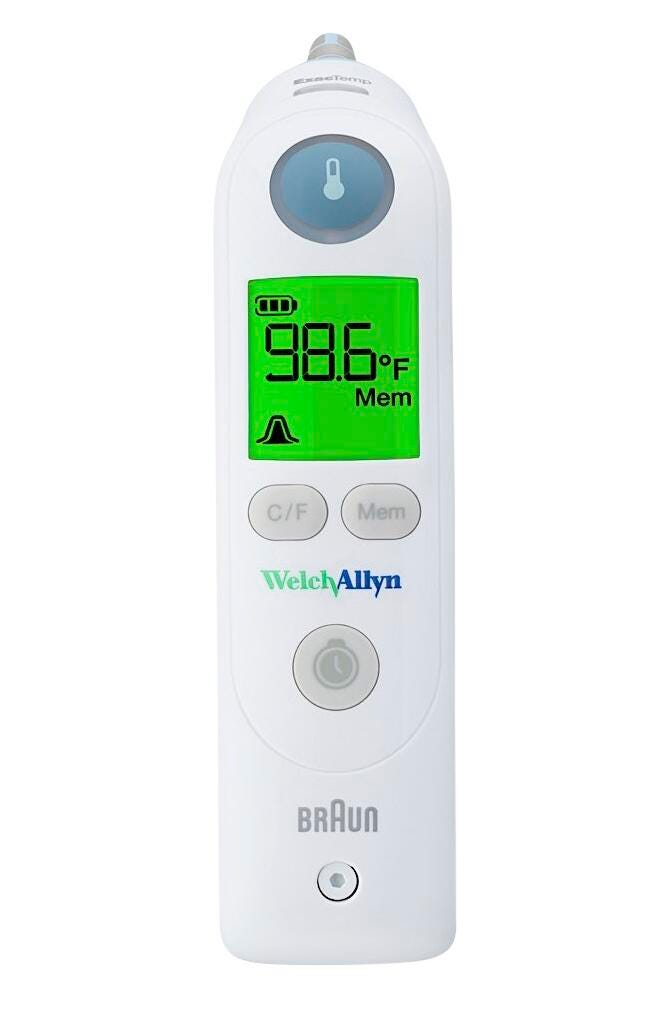 FIRST AID/HEALTH SUPPLIES - BRAUN THERMOSCAN PRO 6000 EAR THERMOMETER