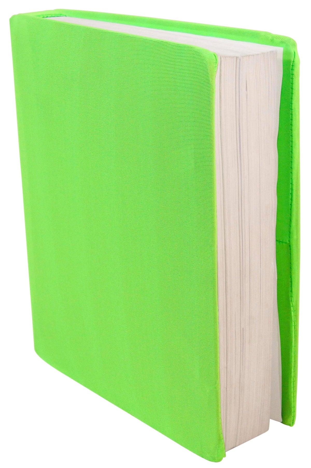 BOOK COVER - JUMBO STRETCHABLE - NEON GREEN