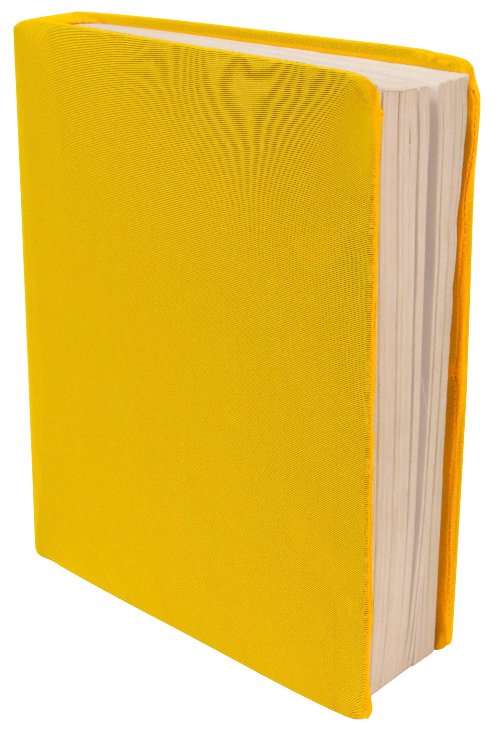 BOOK COVER JUMBO STRETCHABLE YELLOW