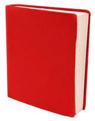 BOOK COVER - JUMBO STRETCHABLE - RED