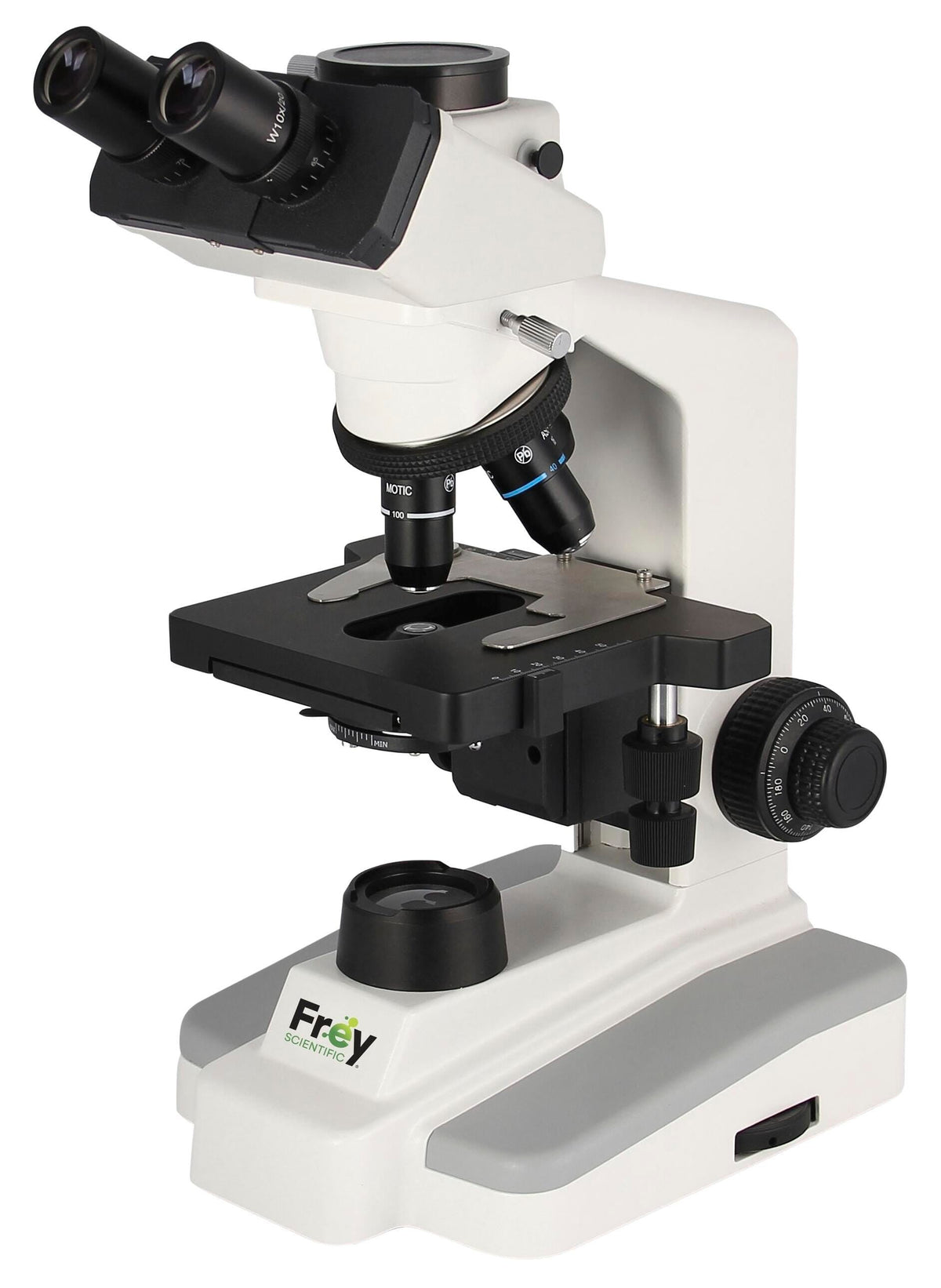 MICROSCOPE BINOCULAR ADV COMPOUND LED COAXIAL RACKLESS STAGE