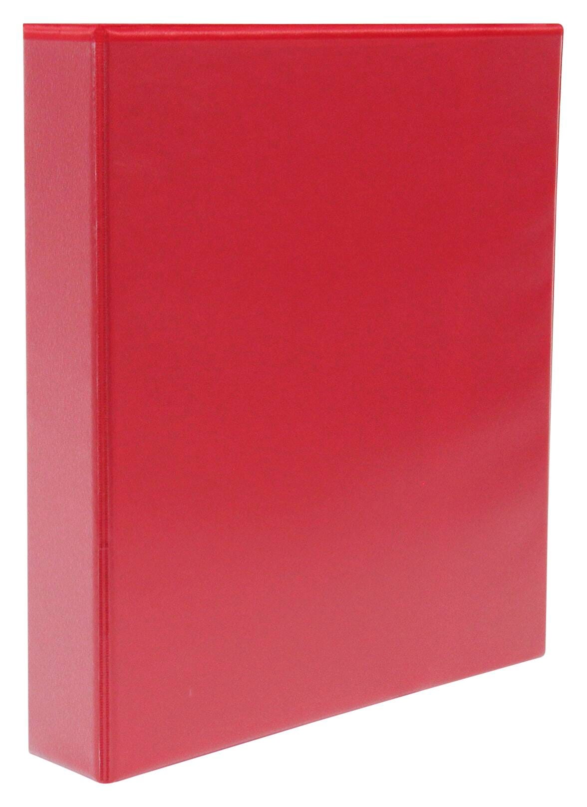 BINDER VIEW ROUND RING 1.5 IN RED SCHOOL SMART