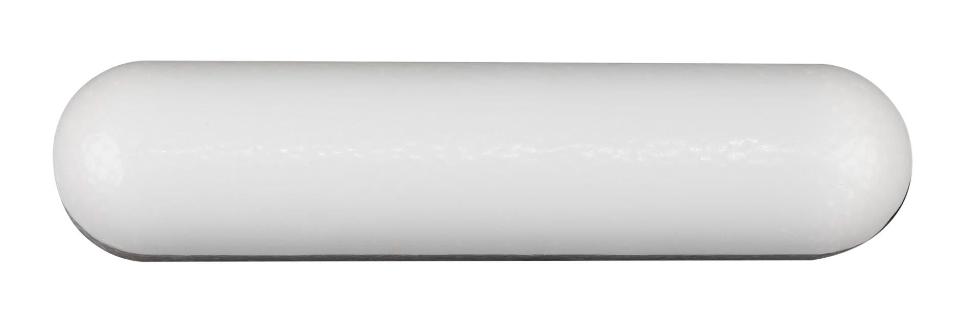 MAGNETIC STIR BAR PTFE SMOOTH 35X8MM PK10 WHITE