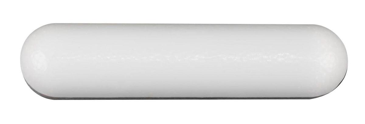 MAGNETIC STIR BAR PTFE SMOOTH 35X8MM PK10 WHITE