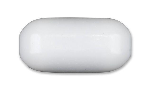 MAGNETIC STIR BAR PTFE SMOOTH 10X5MM PK10 WHITE