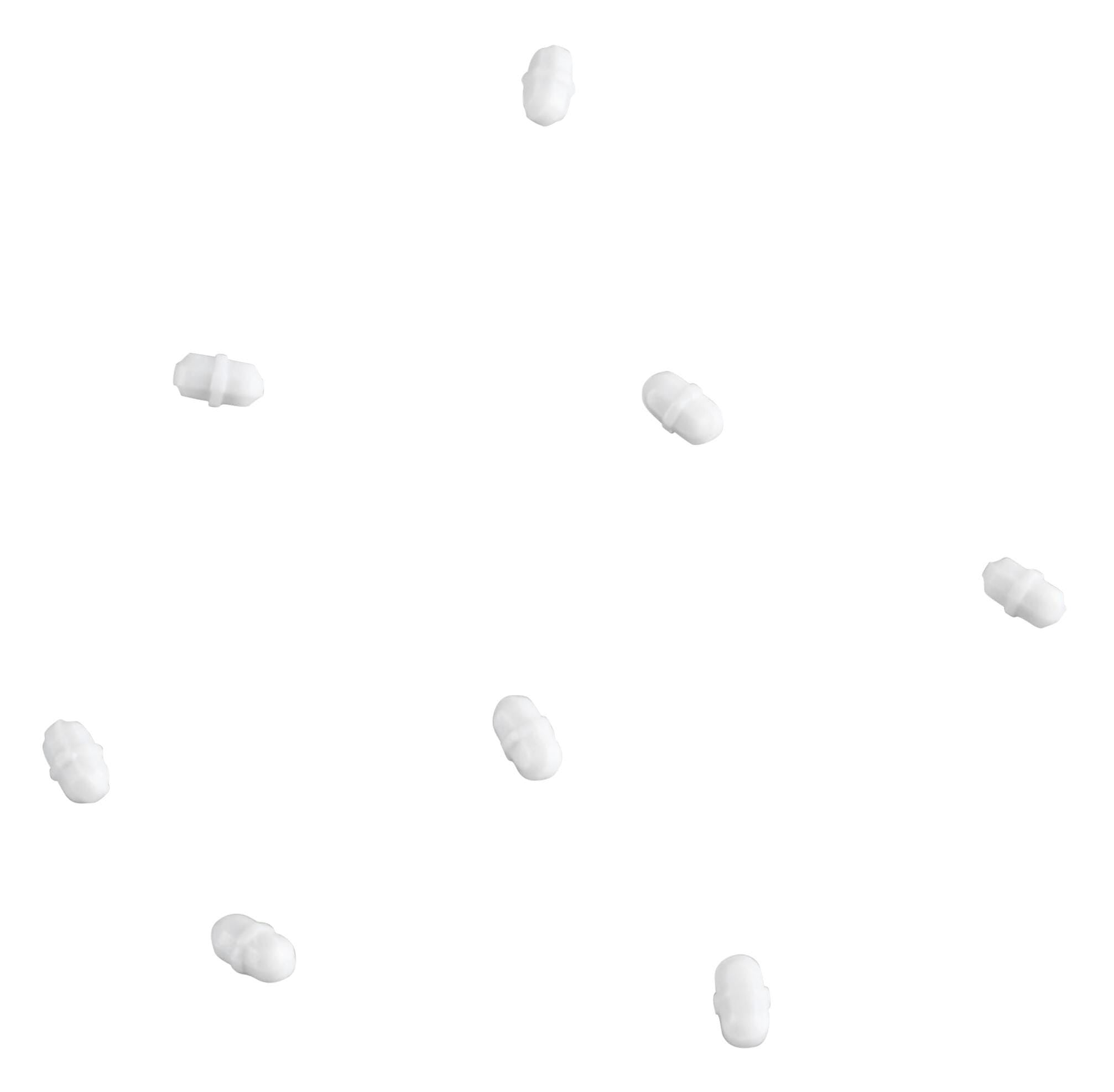 MAGNETIC STIR BAR PTFE 10X5MM PK10 WHITE