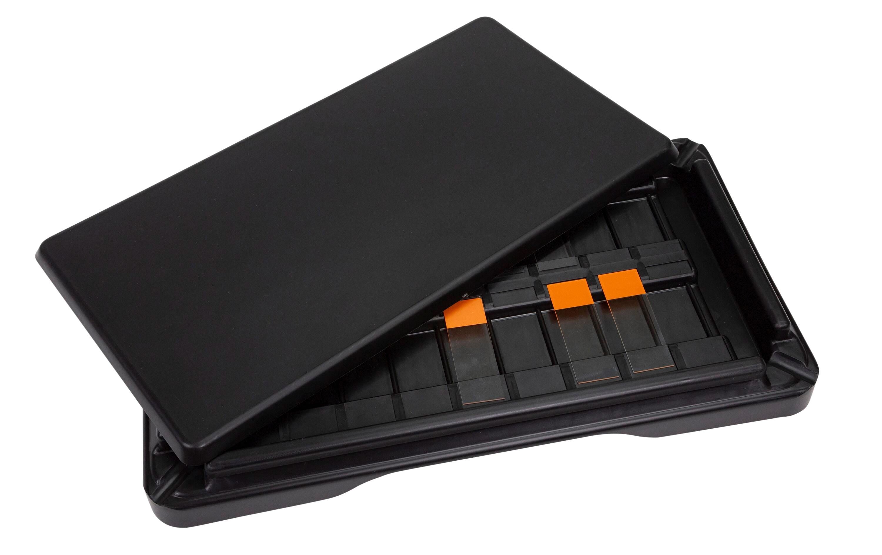 18 PLACE SLIDE STAINING TRAY