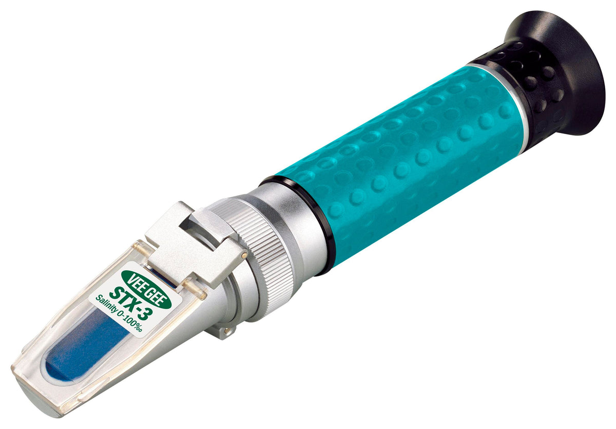 RUGGED HANDHELD REFRACTOMETER STX3 0 TO 100 PPT SALINITY ATC