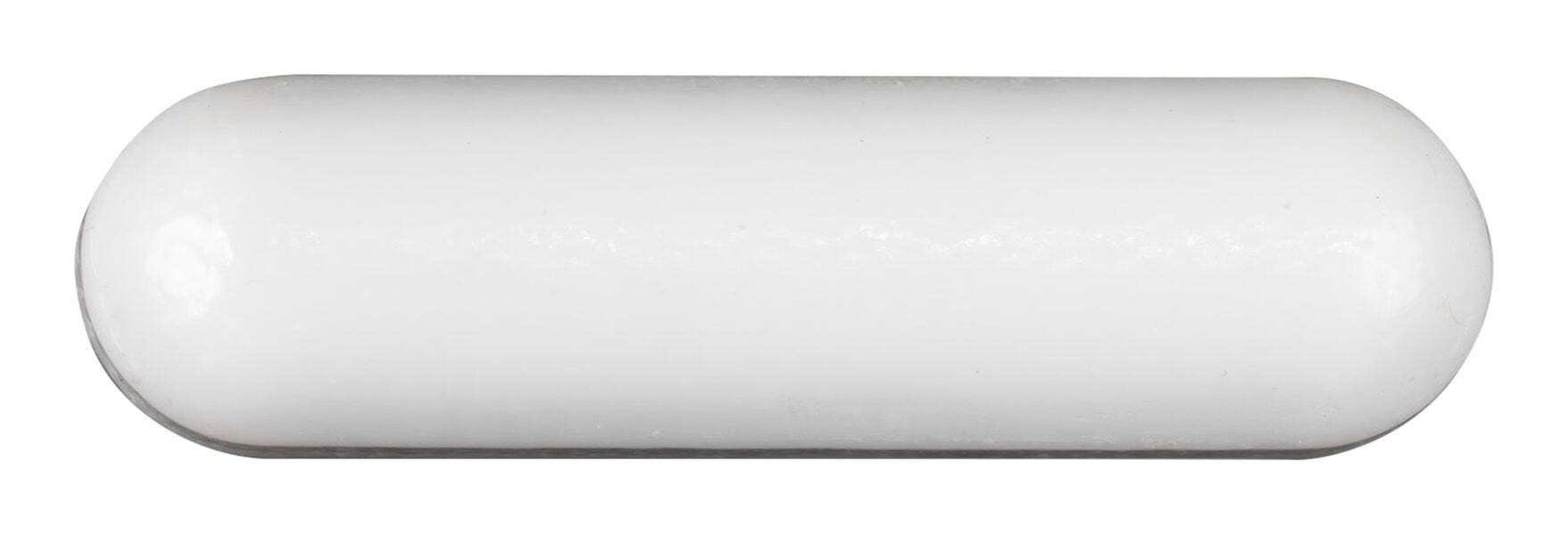 MAGNETIC STIR BAR PTFE SMOOTH 30X8MM PK10 WHITE