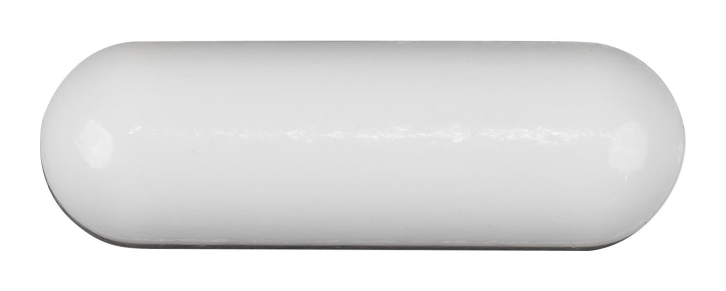 MAGNETIC STIR BAR PTFE SMOOTH 25X8MM PK10 WHITE