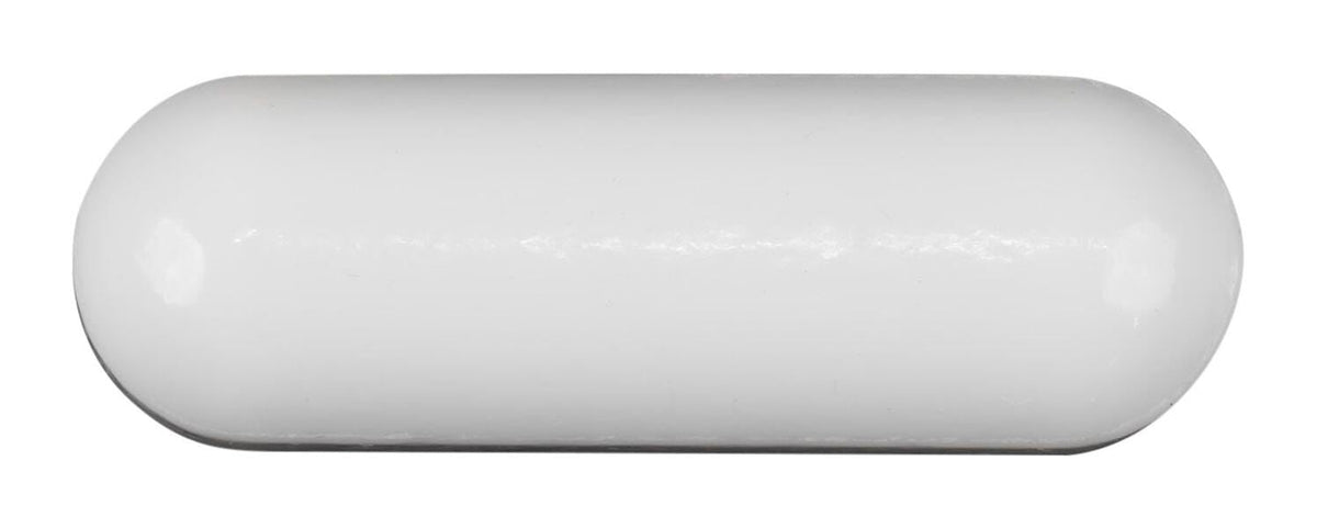 MAGNETIC STIR BAR PTFE SMOOTH 25X8MM PK10 WHITE