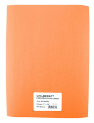 PAPER CONSTRUCTION CHILDCRAFT ORANGE 9X12 LIGHT WEIGHT PACK OF 500