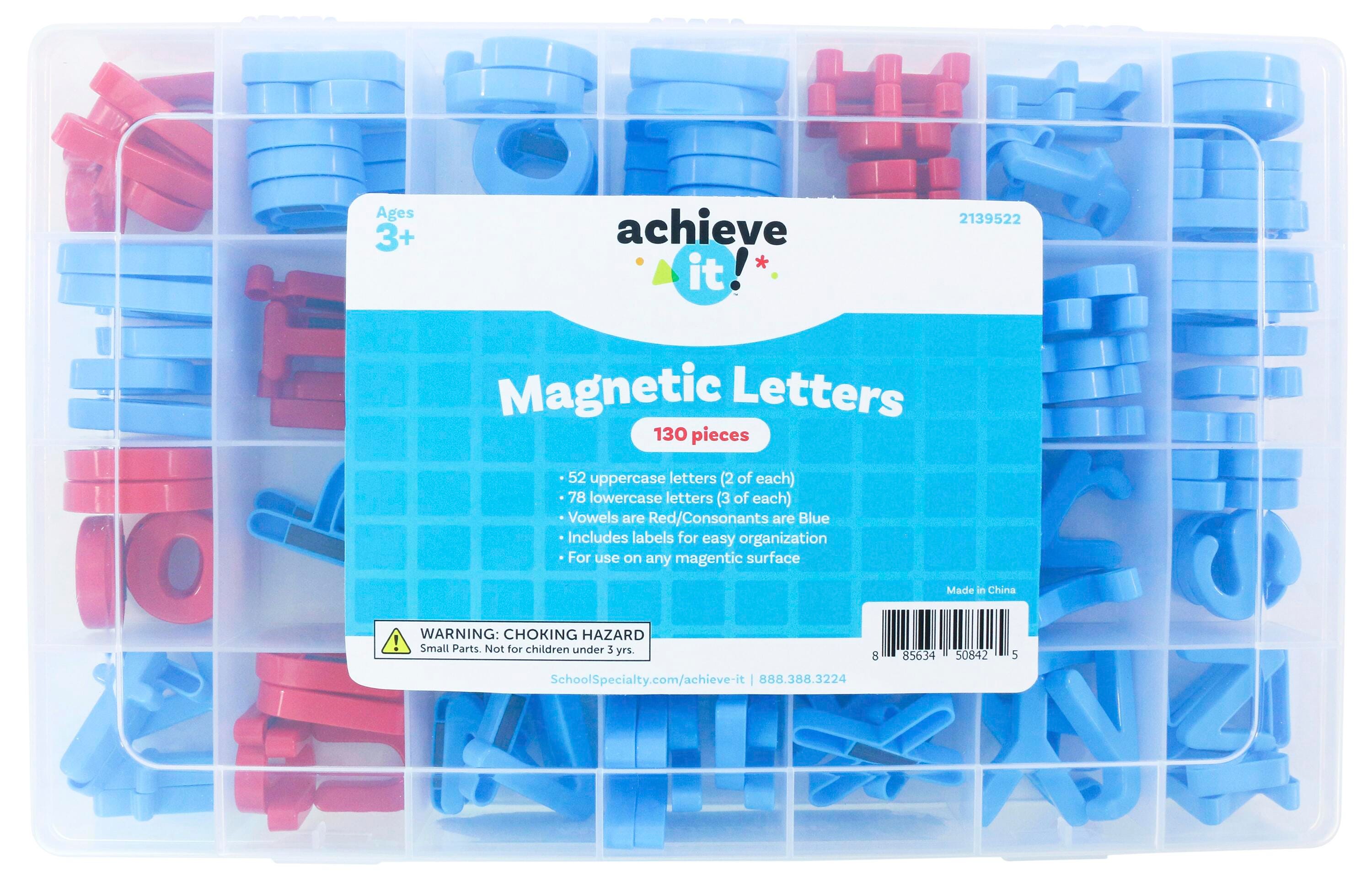 MAGNETIC LETTERS UPPER AND LOWER SET OF 130