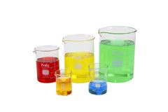 GLASS BEAKERS SET OF 5